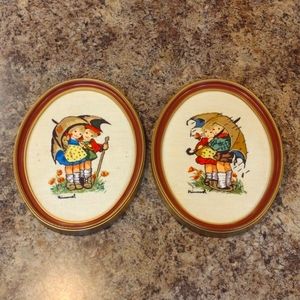 Hummel embroidery set kids with umbrellas